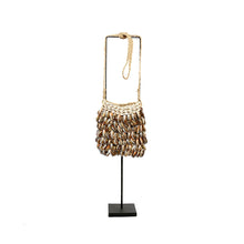 The Shell Purse on Stand in shell — handmade luxury standing decoration curated by Laiyahome