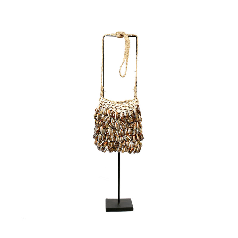 The Shell Purse on Stand