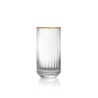 The Golden Sip Highball  - Natural Gold in glass — handmade luxury longdrink glass curated by Laiyahome