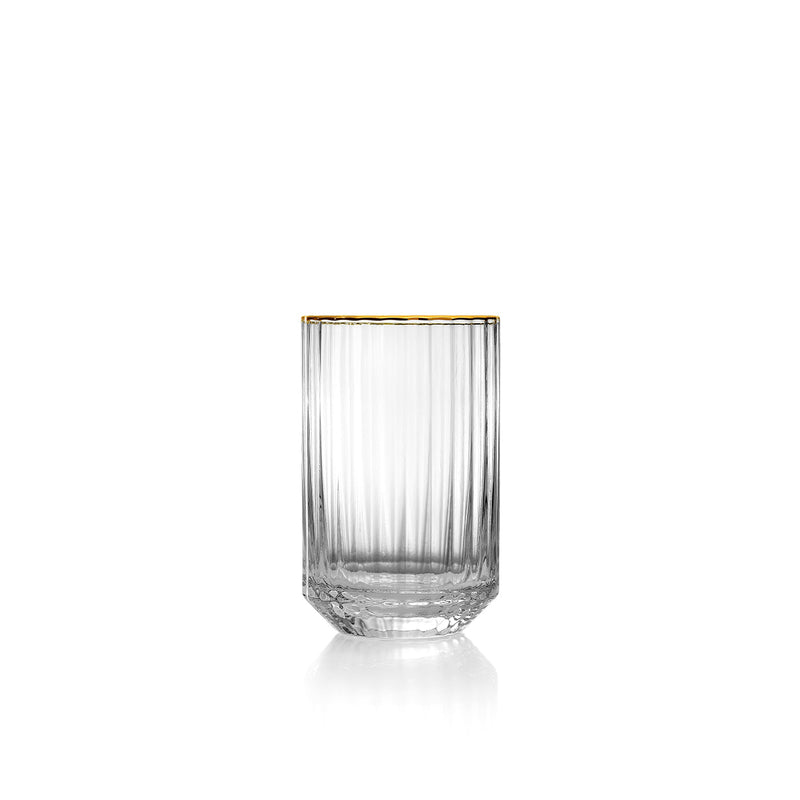 The Golden Sip Tumbler - Natural Gold in glass — handmade luxury tumbler curated by Laiyahome