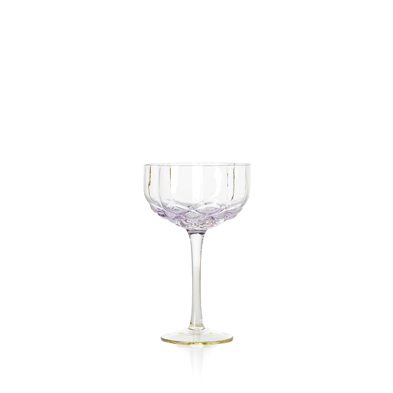 The Pink Blush Cocktail Coupe - Pink in glass — handmade luxury cocktail glass curated by Laiyahome