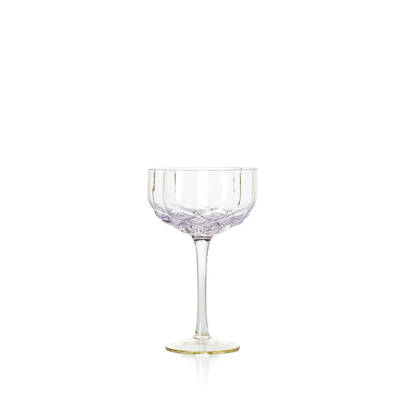 The Pink Blush Cocktail Coupe - Pink in glass — handmade luxury cocktail glass curated by Laiyahome