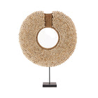 The Shell Réunion on Stand - Natural in shell — handmade luxury standing decoration curated by Laiyahome