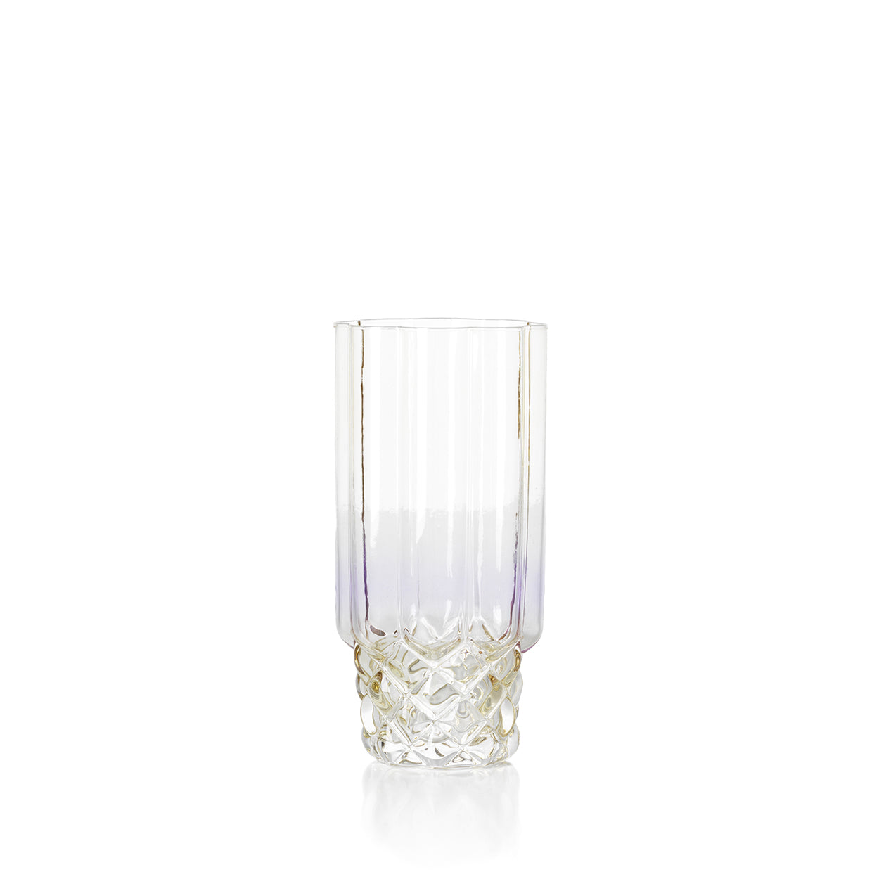 The Pink Blush Highball - Pink in glass — handmade luxury longdrink glass curated by Laiyahome