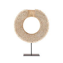 The Shell Corsica on Stand - Natural in shell — handmade luxury standing decoration curated by Laiyahome