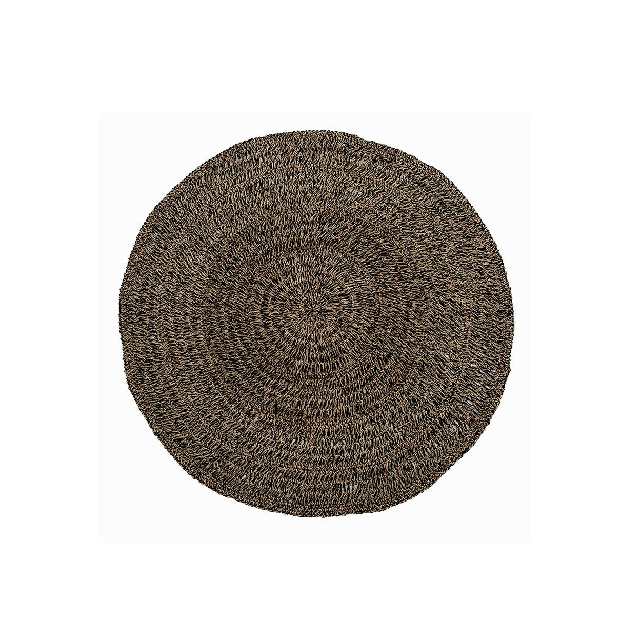The Seagrass Carpet - Natural Black - 150 in seagrass — handmade luxury area rug curated by Laiyahome