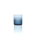 The Azure Rippled Low Tumbler - Blue in glass — handmade luxury tumbler curated by Laiyahome