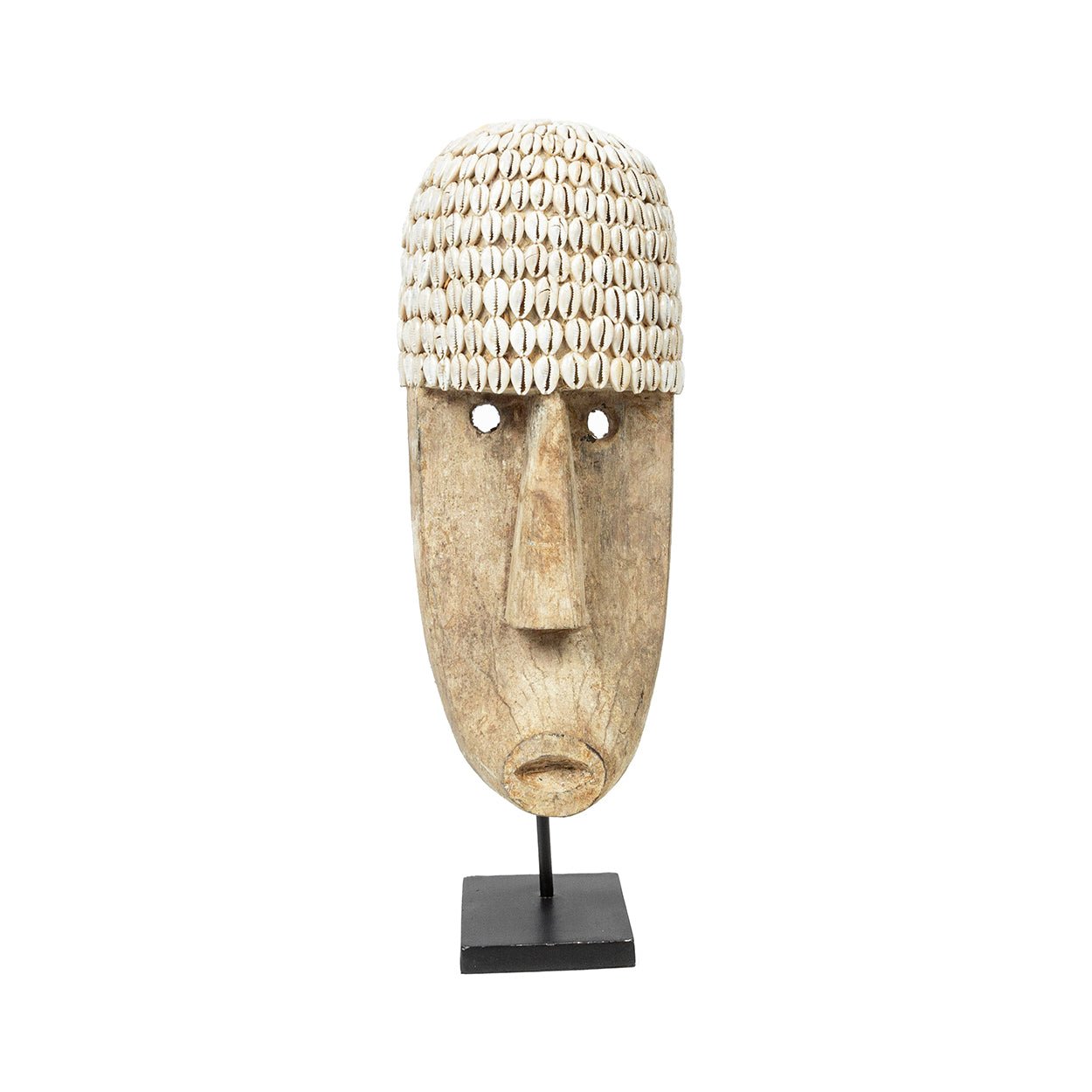Masque cauri sur support - Grand