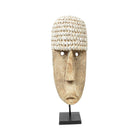 Masque cauri sur support - Grand
