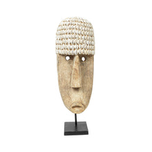 Masque cauri sur support - Grand