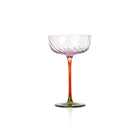 The Trio-Tone Coupe in glass — handmade luxury cocktail glass curated by Laiyahome