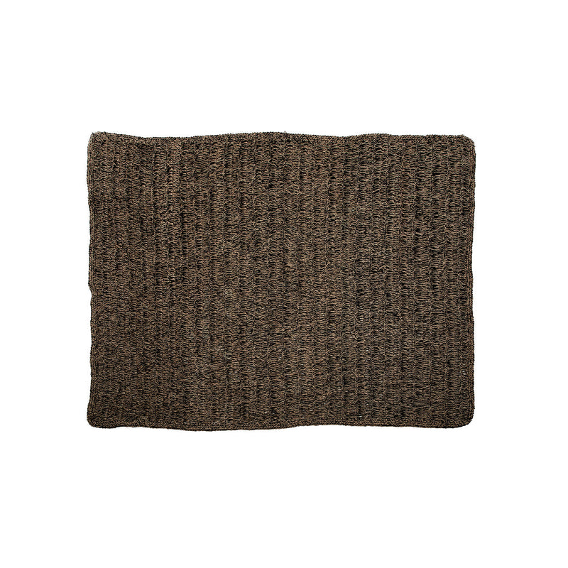 The Seagrass Carpet - Natural Black - 180x240 in seagrass — handmade luxury area rug curated by Laiyahome