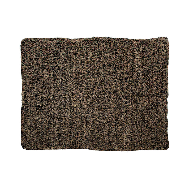 The Seagrass Carpet - Natural Black - 200x300 in seagrass — handmade luxury area rug curated by Laiyahome
