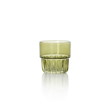 The Faceted Tumbler - Green in glass — handmade luxury tumbler curated by Laiyahome