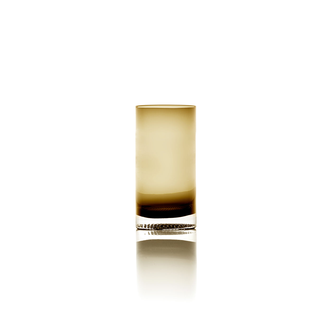 The Dot Highball - Amber in glass — handmade luxury longdrink glass curated by Laiyahome