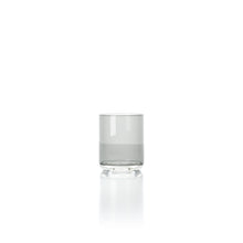 The Grip Pitcher's Tumbler - Smoky Grey in glass — handmade luxury jug curated by Laiyahome
