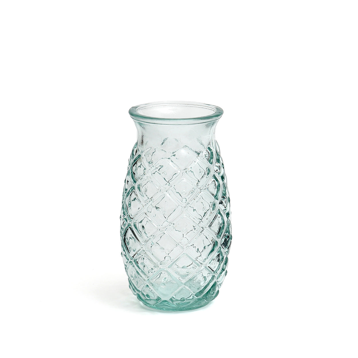 The Pineapple Glass - Blue - M in glass — handmade luxury cocktail glass curated by Laiyahome