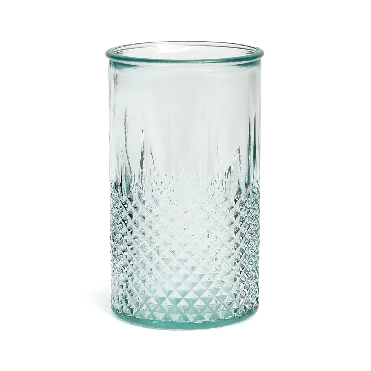The Zuanshí Glass - Blue - M in glass — handmade luxury cocktail glass curated by Laiyahome