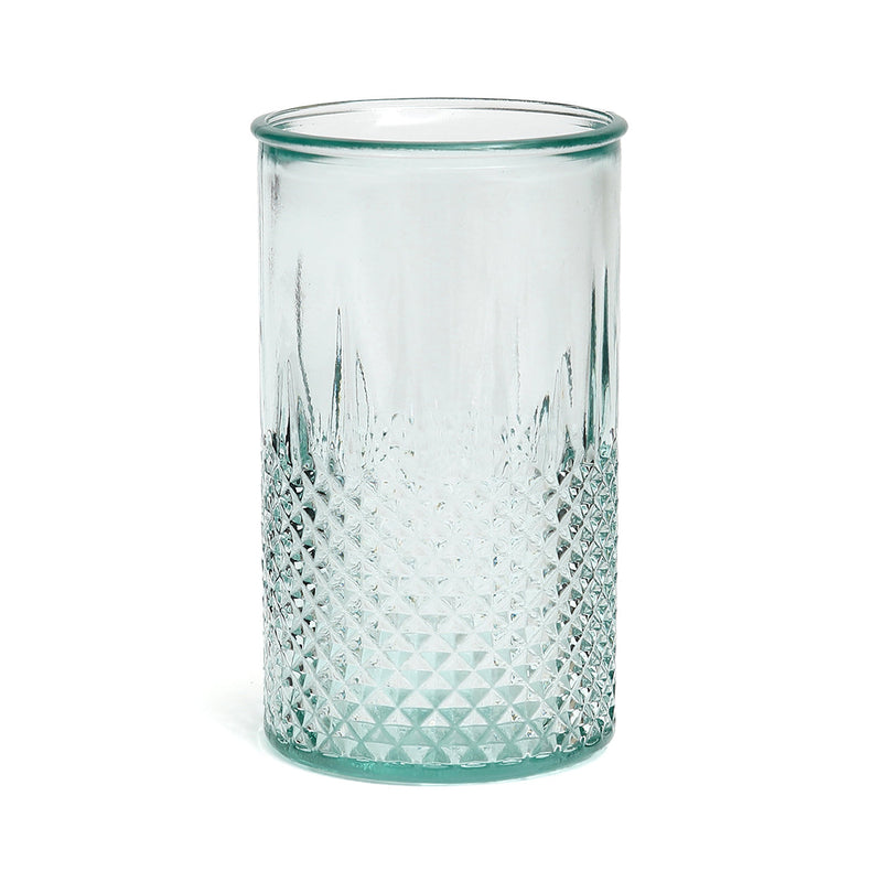 The Zuanshí Glass - Blue - M in glass — handmade luxury cocktail glass curated by Laiyahome