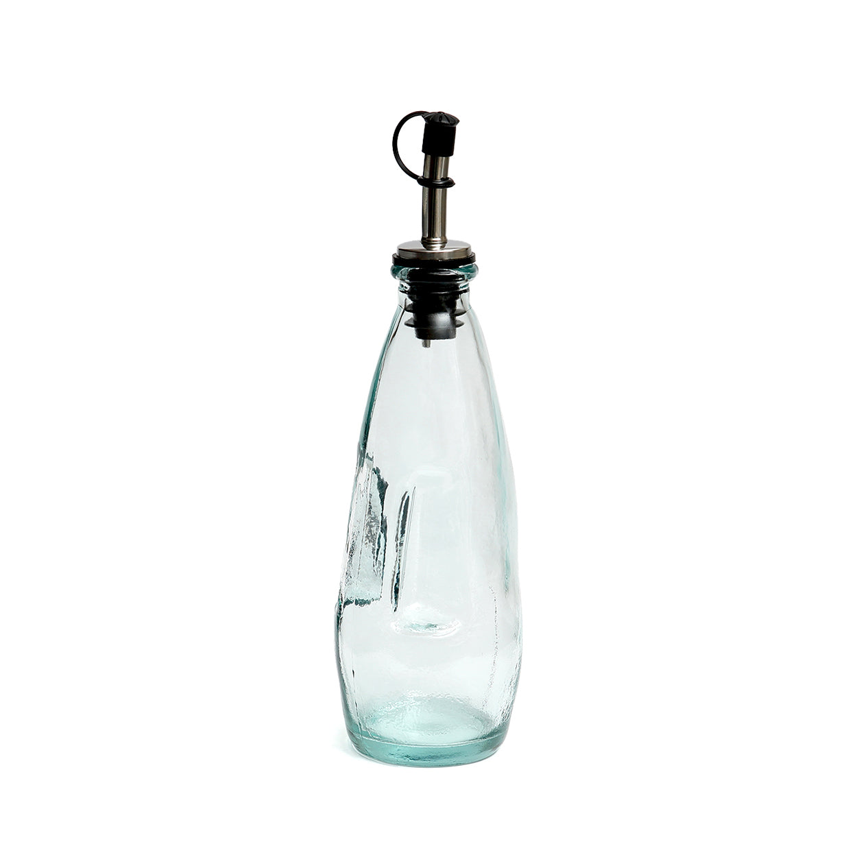 The Olive Oil Bottle N°03 - Blue in glass — handmade luxury storage jar curated by Laiyahome