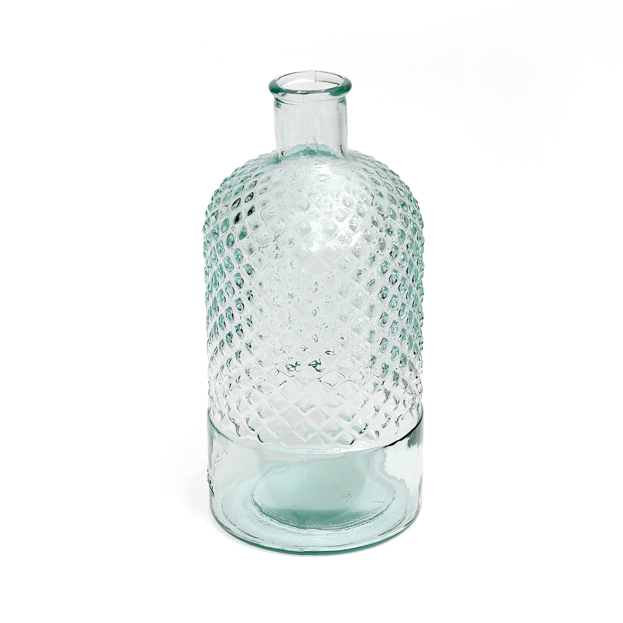 The Zuanshí Bottle - Blue - M in glass — handmade luxury glass jar curated by Laiyahome