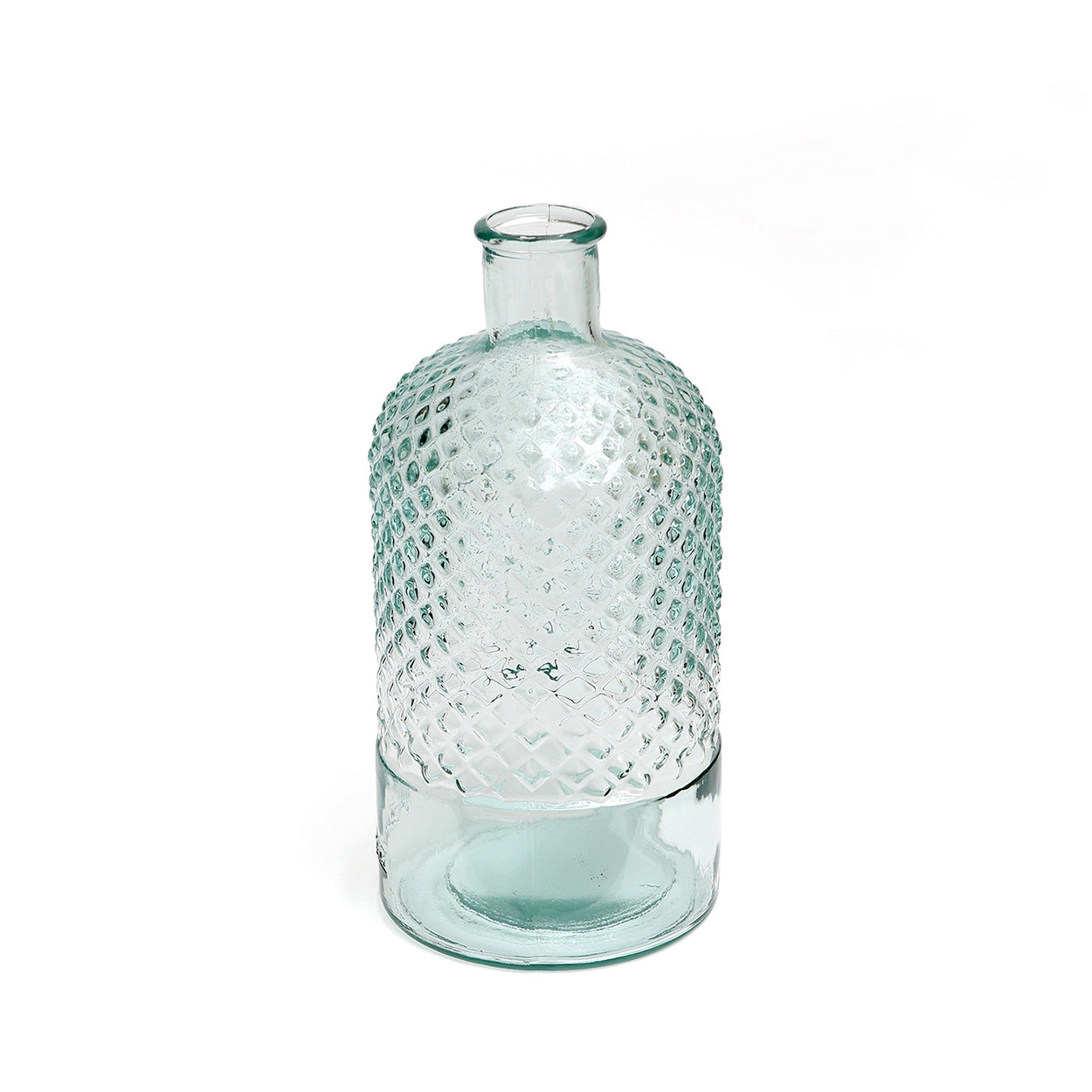 The Zuanshí Bottle - Blue - S in glass — handmade luxury glass jar curated by Laiyahome