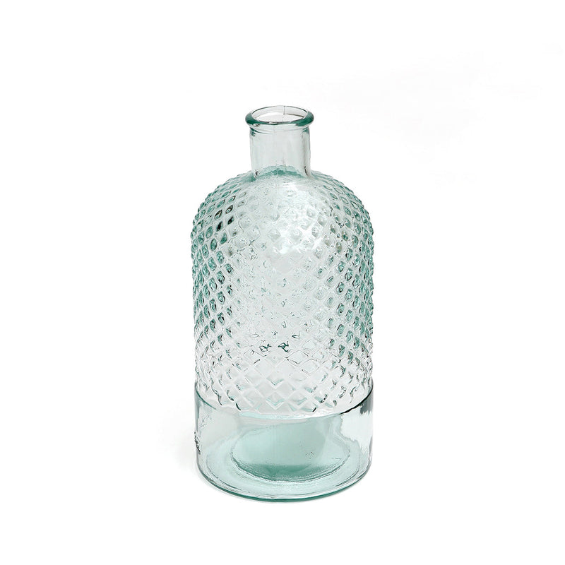 The Zuanshí Bottle - Blue - S in glass — handmade luxury glass jar curated by Laiyahome