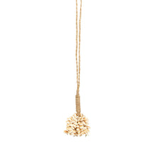The Vanilla Shell Tassel in shell — handmade luxury wall decoration curated by Laiyahome