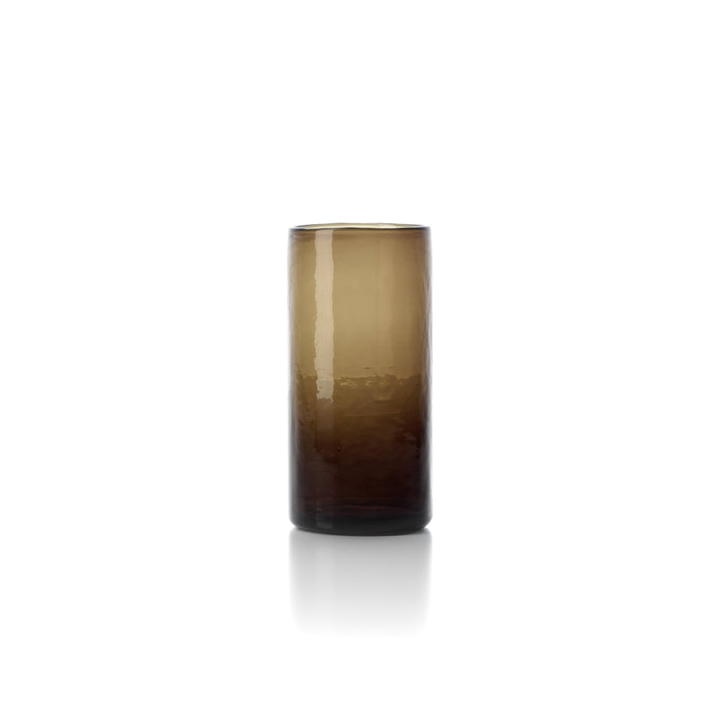 The Dusk High Tumbler - Charcoal - L in glass — handmade luxury longdrink glass curated by Laiyahome