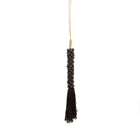 The Wooden Beads with Cotton Tassel - Black in wood — handmade luxury wall decoration curated by Laiyahome