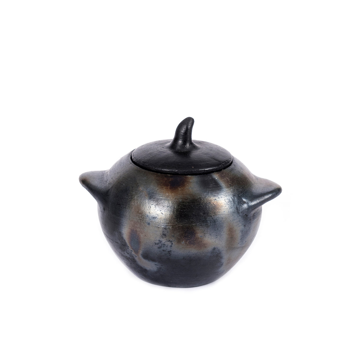 The Burned Jar - M in terracotta — handmade luxury storage jar curated by Laiyahome