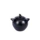 The Burned Jar - S in terracotta — handmade luxury storage jar curated by Laiyahome