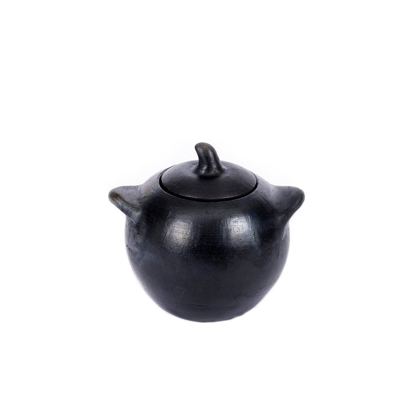 The Burned Jar - S in terracotta — handmade luxury storage jar curated by Laiyahome