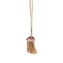 The Raffia Lupina Tassel - Natural in raffia — handmade luxury statue curated by Laiyahome