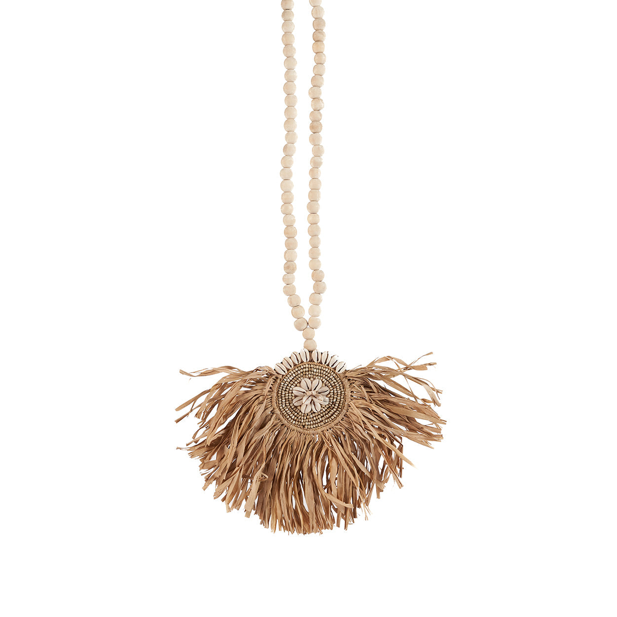 The Raffia Tajoe Tassel - Natural in raffia — handmade luxury wall decoration curated by Laiyahome