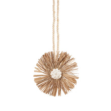 The Raffia Bunga Tassel - Natural in raffia — handmade luxury statue curated by Laiyahome