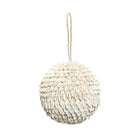 The Bubble Shell Ball - White - L in shell — handmade luxury decorative object curated by Laiyahome
