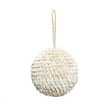 The Bubble Shell Ball - White - L in shell — handmade luxury decorative object curated by Laiyahome