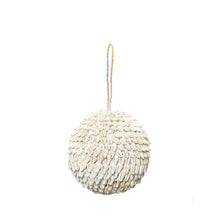 The Bubble Shell Ball - White - M in shell — handmade luxury decorative object curated by Laiyahome