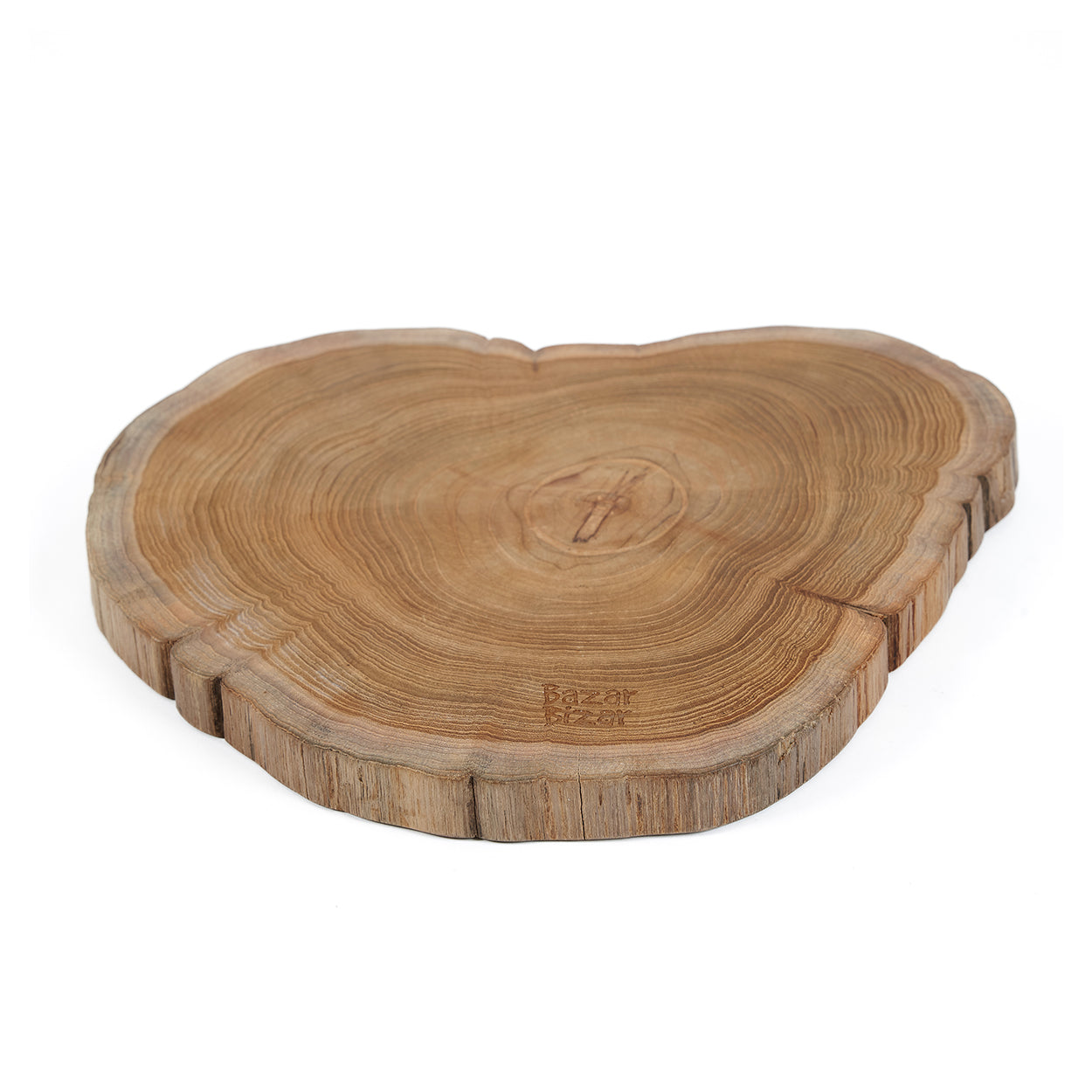 The Teak Root Cutting Board in wood — handmade luxury cutting board curated by Laiyahome