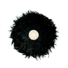 The Coastal Juju - Black - L in feather — handmade luxury wall decoration curated by Laiyahome