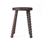 The Dango Stool - Dark Walnut in wood — handmade luxury stool curated by Laiyahome
