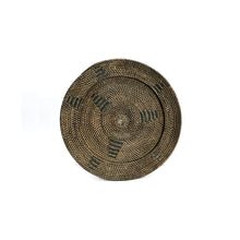 The Jasmine Plate - Brown - S in rattan — handmade luxury wall decoration curated by Laiyahome