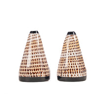The Salt & Peppa Shell - Set of 2 in shell — handmade luxury salt and pepper set curated by Laiyahome