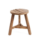 The Yatai Stool - Natural - L in wood — handmade luxury stool curated by Laiyahome