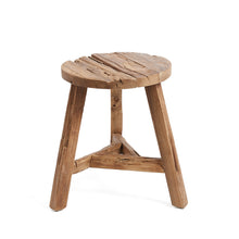The Yatai Stool - Natural - L in wood — handmade luxury stool curated by Laiyahome