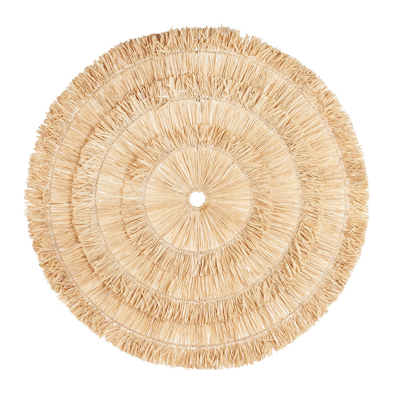 The Sehseh Wall Deco - Natural - XL in sisal — handmade luxury wall decoration curated by Laiyahome