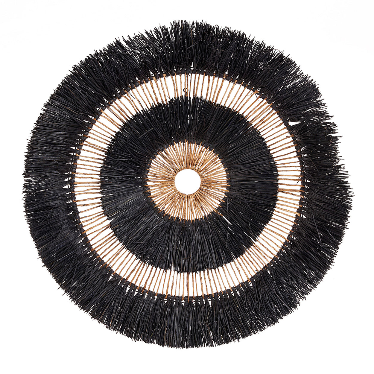 The Maurea Wall Deco - Black in palm leaf — handmade luxury coffee table curated by Laiyahome