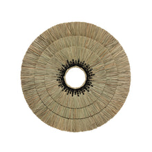 The Mengdong Wall Deco - Natural Black in grass — handmade luxury wall decoration curated by Laiyahome