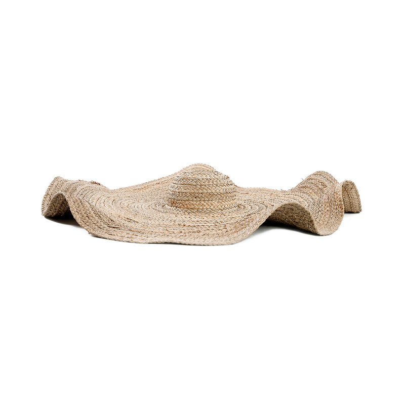 The Lolita Hat in seagrass — handmade luxury hat curated by Laiyahome